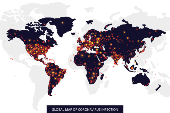 Download Global Map of Coronavirus Infection - Corona Collection