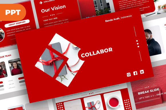 Download Collabor Keynote Presentation Template - Presentation Collection