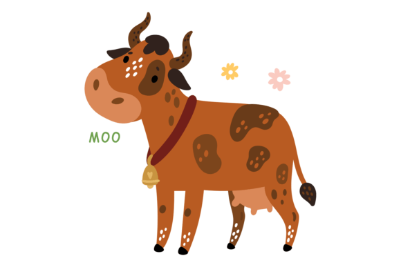 Download Cow Talking with Moo Sound. Cute Animal - Cute Collection