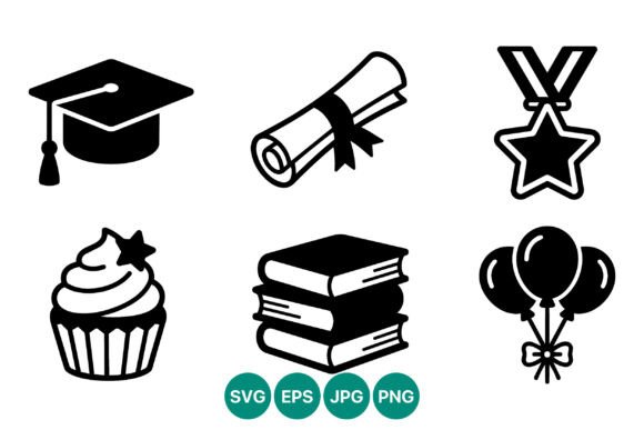Download Graduation Cap Diploma Medal Cupcake - Graduation Collection