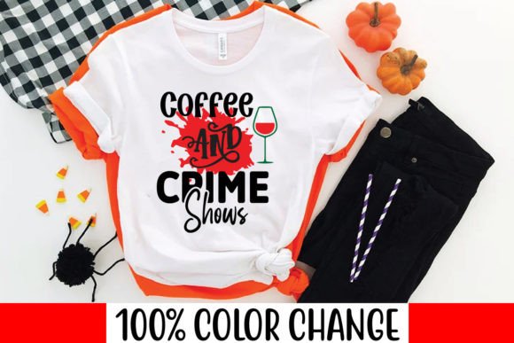 Download Coffee &amp; Crime Shows Free Svg Design - Crime Collection