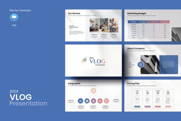 Download Vlog Keynote Presentation Template - Presentation Collection