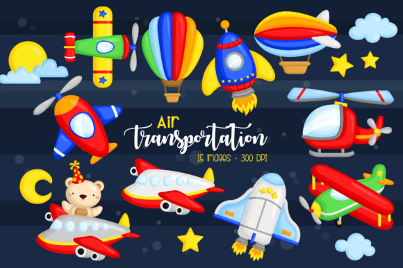 Download Air Transportation Clipart - Cute Bear - Cute Collection
