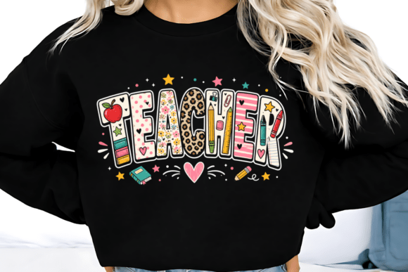Download Cute Teacher Typography, Back to School - Cute Collection