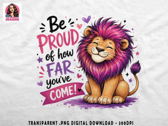 Download Be Proud Lion Cub PNG | Cute Design - Cute Collection