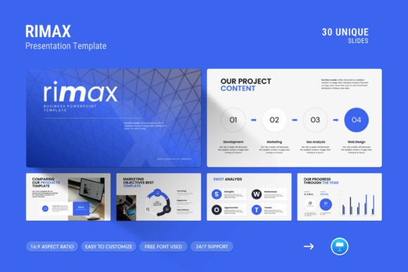 Download Rimax Keynote Presentation Template - Presentation Collection