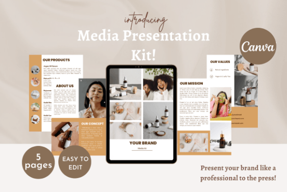 Download Media Press Kit for Brands - Canva - Brand Collection