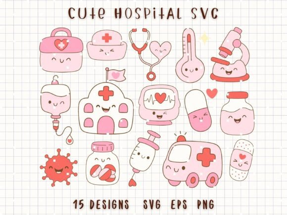 Download Cute Hospital SVG Medical Clipart - Cute Collection