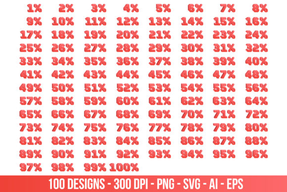 Download 3D Discount Numbers - Premium Resources