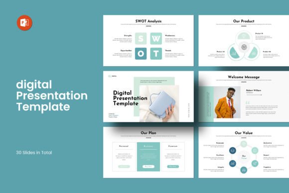 Download Digital PowerPoint Presentation Template - Presentation Collection