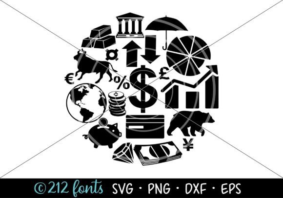 Download Economics and Business Clip Art SVG PNG - Economics Collection