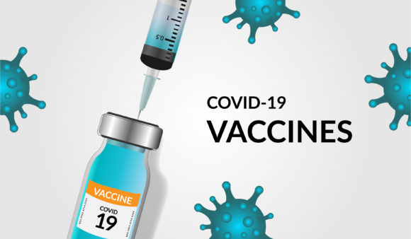 Download Coronavirus Vaccine Vector Background. - Corona Collection