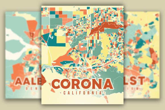 Download Corona Colorful Map - Corona Collection