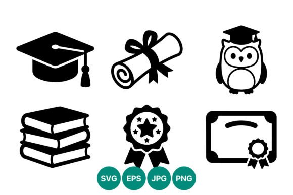 Download Graduation Cap Owl Diploma Icons - Graduation Collection